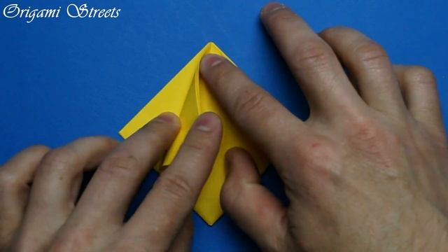 Как сделать тюльпан из одного листа бумаги / How to make a tulip from a single sheet of paper
