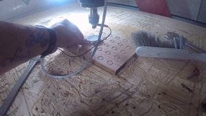 фишки для нард на чпу станке# Backgammon chips on cnc