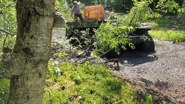 По болотной линзе на вездеходе БТХ-2. смотреть онлайн