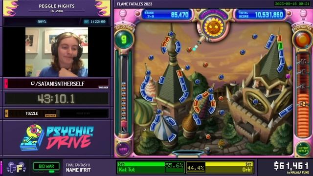 Peggle Nights by SatanHerself in 1:22:07 - Flame Fatales 2023 смотреть онлайн