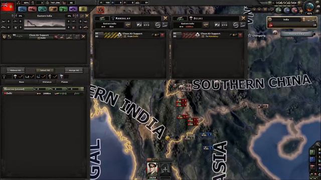 Let's play Hearts of Iron IV: Together for Victory - India Episode 6 - "Danzig or just war..." смотреть онлайн