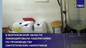 В Воронежской области ликвидировали лабораторию по производству синтетических наркотиков