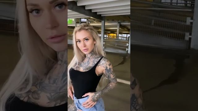 Daniela Bittner tattoo girl #shorts #viral #tattoo #trending #yoitubeshorts #subscribe