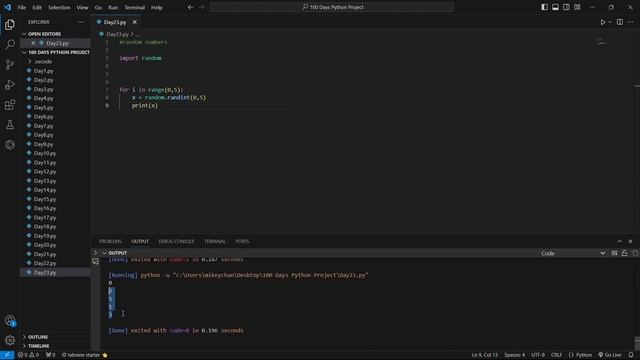 Random Numbers in Python Programming 23/100 смотреть онлайн