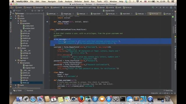 Python Django (урок 11) - регистрация пользователя смотреть онлайн