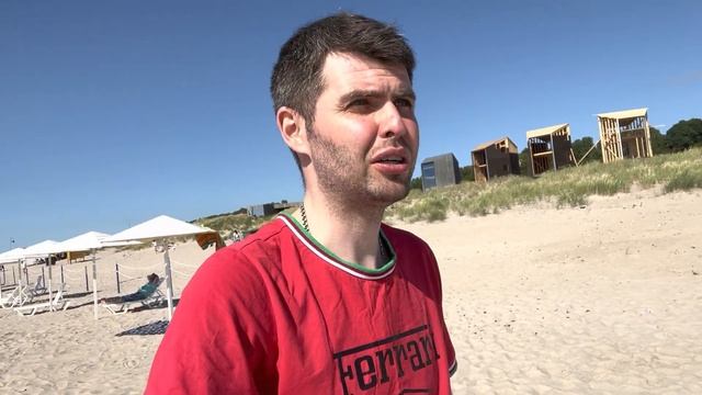 Отдых в Калининграде город Зеленоградск пляж Янтарный