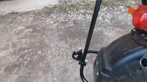 Прицепное устройство на мотоцикл СКАУТ-3 для задней грузовой тележки