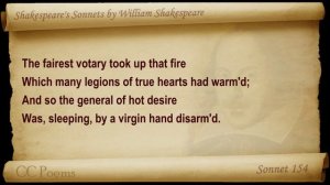 Sonnet 154 by William Shakespeare