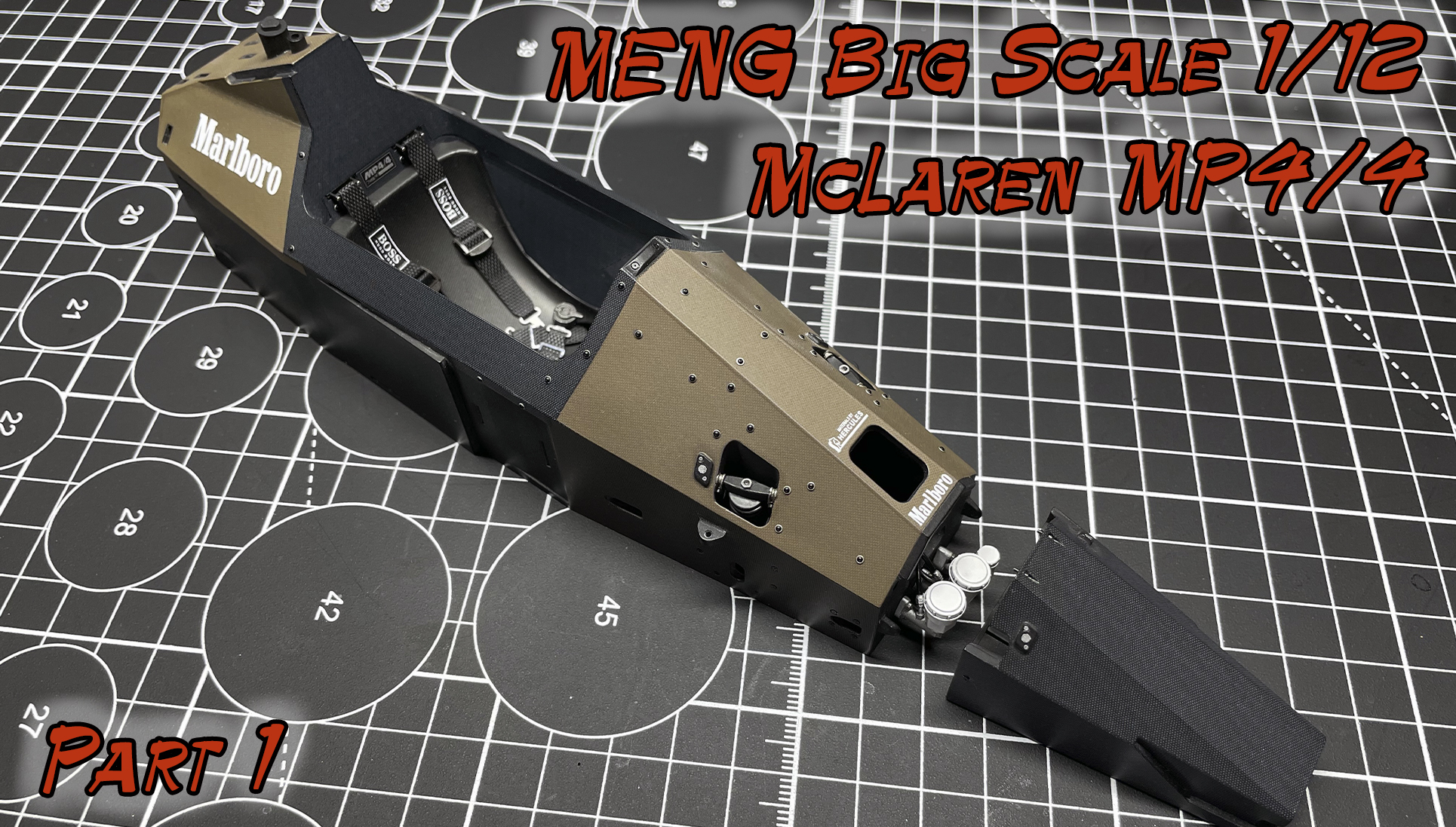 Big Scale Series 1/12th McLaren MP4/4 Часть 1