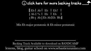 Soul Blues Backing Track in Eb #SZBT 40