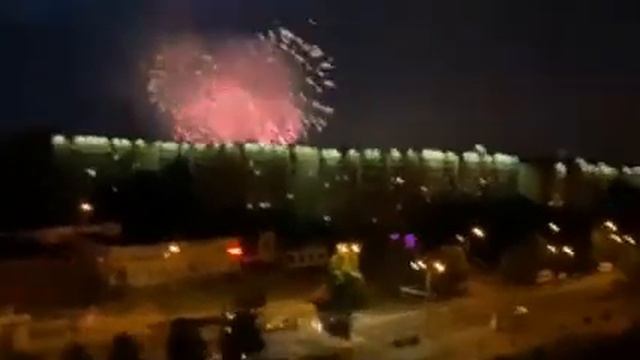Салют в Минске в день независимости