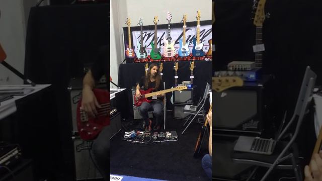 Bryan Beller at Namm 2015 - Mike Lull booth смотреть онлайн