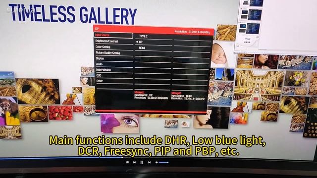 49 Inch 5K 75hz LCD LED Curved Monitor PC Computer Gaming Monitors смотреть онлайн