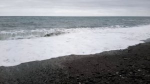 Чёрное море зимой Алушта