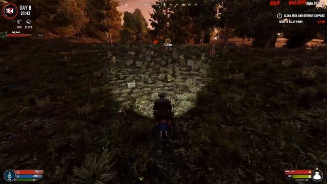 1st time playing this mod  War of Walkers V20.X.X.X stable P4 we have blood moon