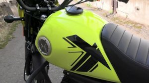 Мопед COLT SCRAMBLER в цвете "лайм".