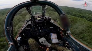 Боевая работа штурмовиков СУ-25