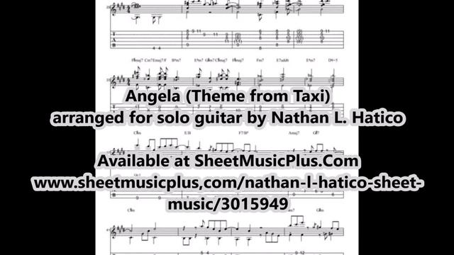 Angela Theme from Taxi - Tablature
