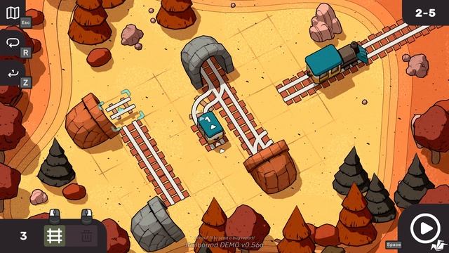 ПОЕЗДАТЫЕ ПАЗЛЫ. Railbound. Играм БЫТЬ! смотреть онлайн