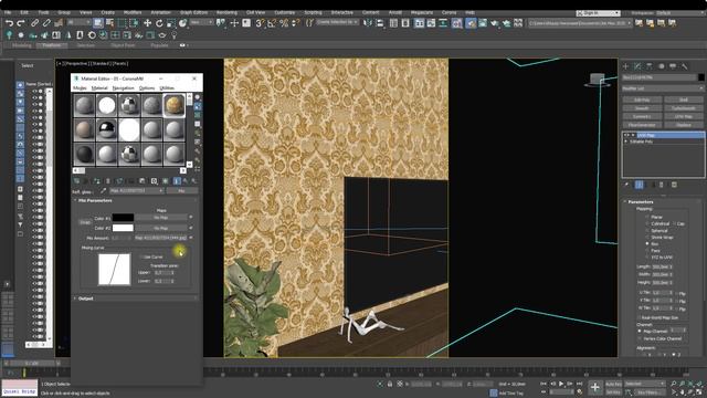 Как использовать карту Mix для создания реалистичных обоев | Уроки 3ds Max смотреть онлайн