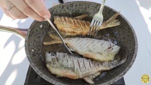 Как вкусно пожарить речную рыбу. Приготовить смогут Все.