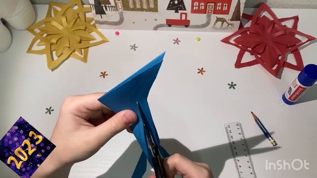 КАК СДЕЛАТЬ СНЕЖИНКУ СВОИМИ РУКАМИ,ИНСТРУКЦИЯ смотреть онлайн