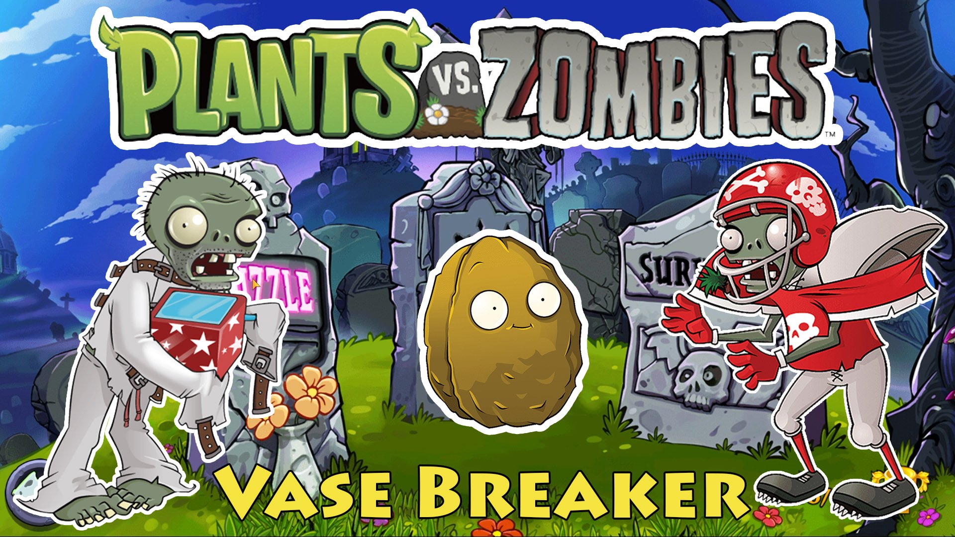 Растения против Зомби Вазобойка| Plants vs Zombies Vase Breaker