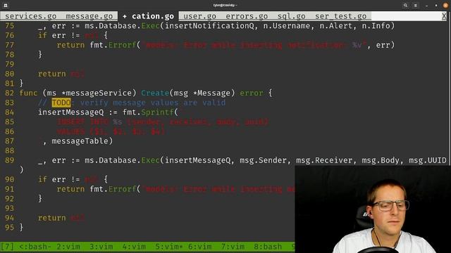 Building the backend server for a messaging app using Golang - Part 15 | Twitch stream смотреть онлайн