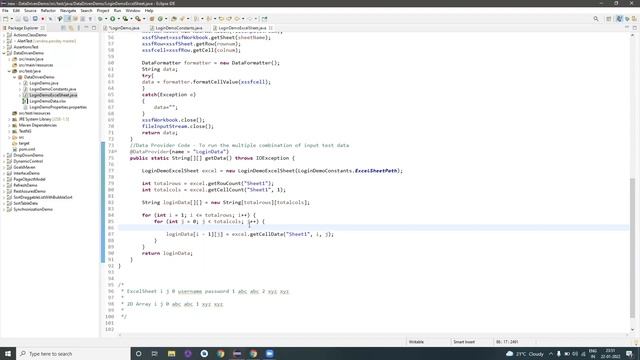 Data Driven Testing with Data Provider in Selenium, Maven and TestNG