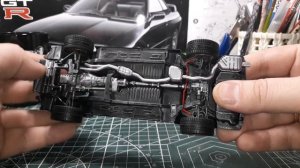 Сборка модели - NISSAN SKYLINE GT-R - R 32 1/24 (TAMIYA)