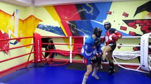 Тайский бокс спарринги новичков