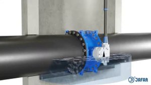 Затвор FA JAFAR SA фланцевый с двойным эксцентриситетом тип 4493