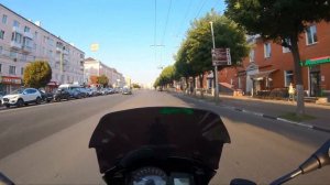 Алёна мотоблогер. Дубль 2. Катаемся по Рязани и слушаем музыку