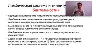 Алексей Мелехин Тиннитус, стресс и эмоциональное состояние