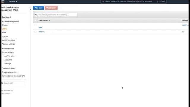AWS IAM, безопасность в AWS, заведение пользователей и раздача прав