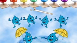 капельки веселые - ритмическая игра