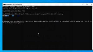 How to Find Windows Product Key from Command Prompt / Registry