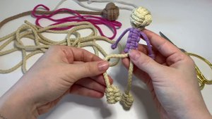 DIY Макраме куколка / Macrame doll
