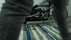 4 Часть. Доработки Harley Davidson выхлоп Rinehart 3" slip-on