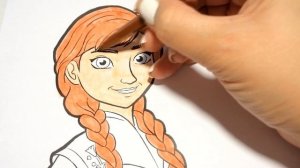 FROZEN 2 Anna and Elsa coloring Холодное сердце 2 Анна и Эльза раскраска