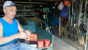 Мотоцикл Скаут-3. Очередная замена аккумулятора, косяк в фаре.mp4