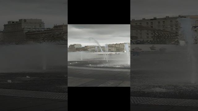 Московский фонтан с музыкой.