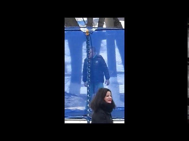 Масленница-2019г.  в Кудиново 8 марта - Прыжки на батуте