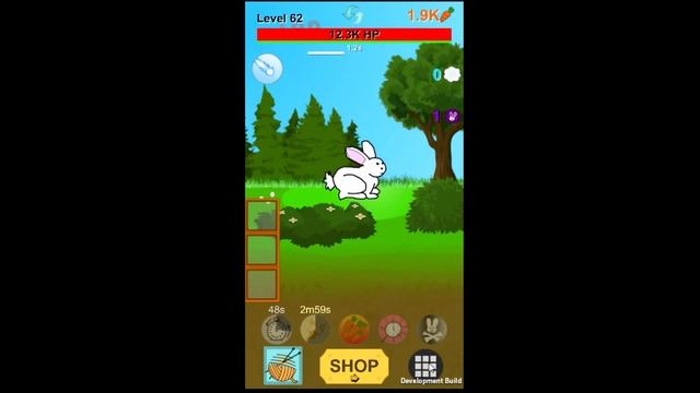 Playing idle games - Tappy Bunny смотреть онлайн