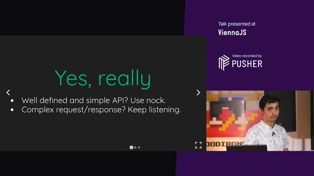 Vienna.js, How to mock requests for unit testing in Node, April 2019 смотреть онлайн
