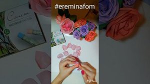 Брошка на шляпной булавке из фоамирана / ereminafom