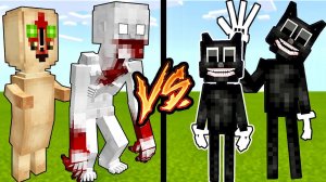СЦП ПРОТИВ МУЛЬТЯШНОГО КОТА в МАЙНКРАФТ scp crtoon cat minecraft