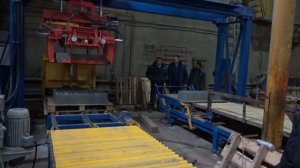 Пакетировщик для блоков, бордюров и плитки