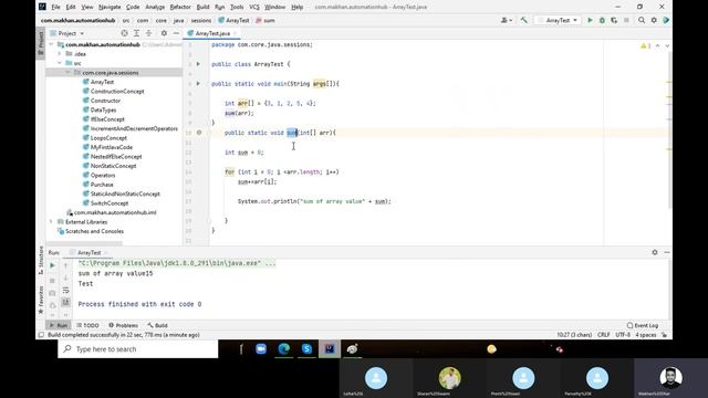 #Core-Java Tutorial for beginners | Day 8 | By Makhan AutomationHub