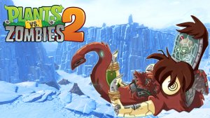 Растения против зомби 2 бой с боссом мамонтом! Карта ледниковые пещеры! PLANTS vs ZOMBIES 2